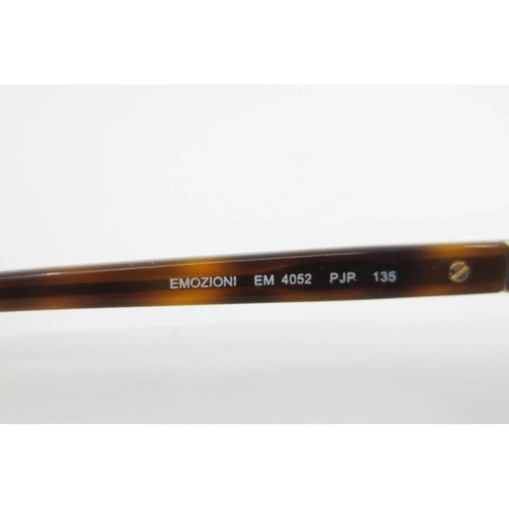 Safilo Emozioni EM 4052 PJR Black Tortoise Eyeglass Frames Italy 54-15-135